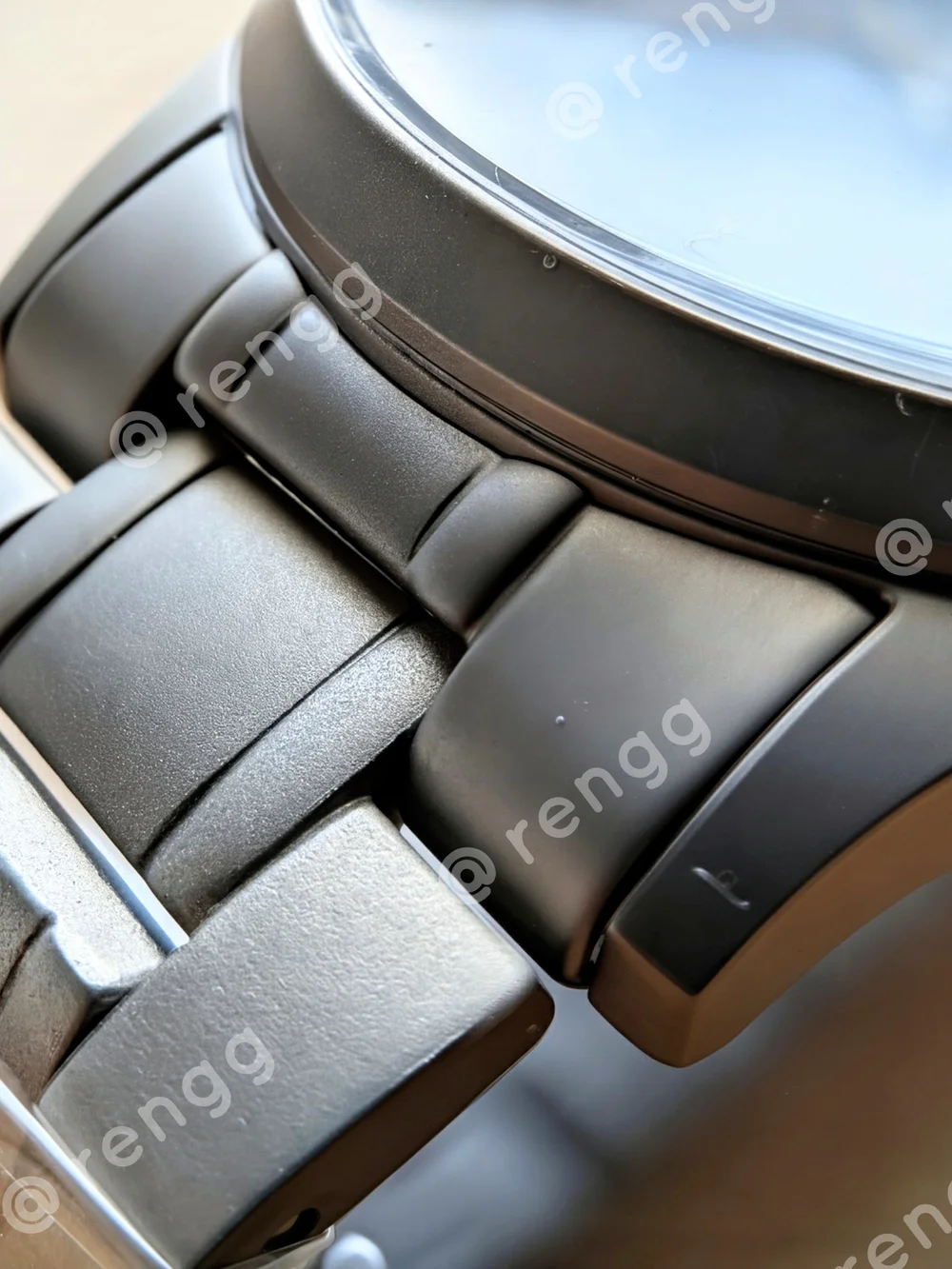 Slim 36mm Full Titanium Seiko Men's Black Dress Mod Watch Smooth Sweep Second